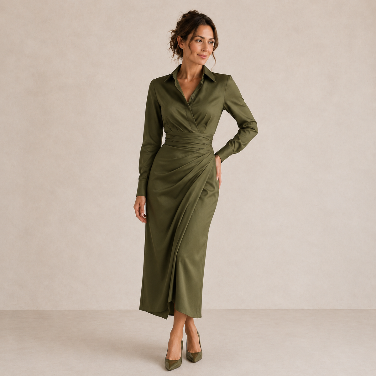 רתם™ | שמלת מקסי מעטפת